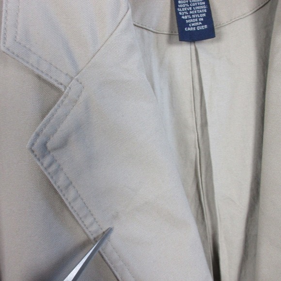 Duluth Trading Men's Canvas Presentation Blazer Jacket Workwear Khaki Tan L 1366 - Picture 6 of 16